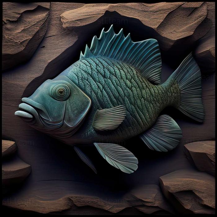 3D model Labidochromis flavigulis (STL)